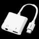 Audio Adapter Remax Type-C to 3.5mm AUX & Type-C, RL-LA11, White 205864 фото 2