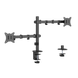 Table/desk 2-display mounting "MA-D2-03" Gembird (rotate,tilt,swivel,17&rdquo;-32&rdquo;,up to 9 kg,VESA:75x75,1 244841 Imagini 2