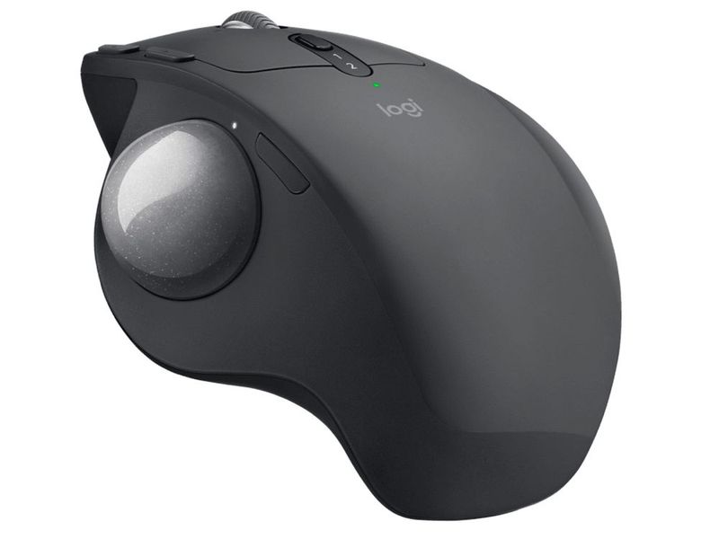 Wireless Trackball Mouse Logitech MX Ergo, Optical, 512-2048 dpi, 8 buttons, BT/2.4 Ghz, Graphite 112236 фото