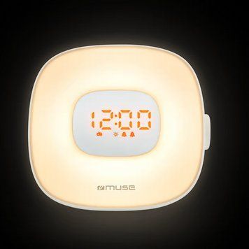 MUSE ML-198 CR, Tuner FM, Light Clock Radio With Sounds of Nature 219654 фото