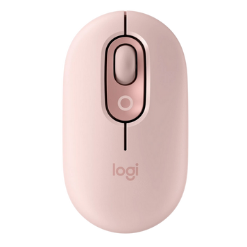 Wireless Mouse Logitech POP, up 4000 dpi, 4 buttons, Ambidextrous, 82g., 1xAA, 2,4Ghz, Rose 244547 фото