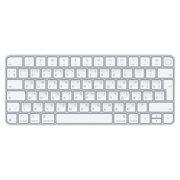 Apple Magic Keyboard with Touch ID for Mac models with Apple silicon - Russian (A3118), USB-C, White 225663 Imagini