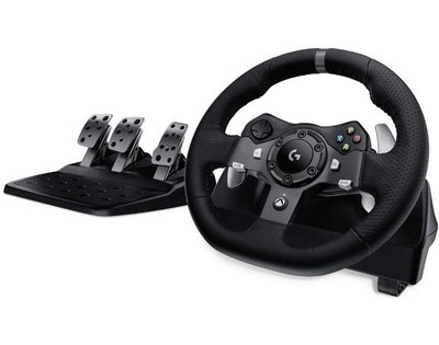Wheel Logitech Driving Force Racing G920, 11", 900 degree, Pedals, 2-axis, 10 buttons,Dual vibration 85205 фото