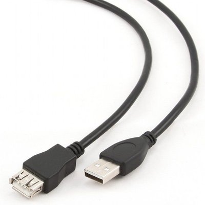 Cable USB, USB AM/AF, 3.0 m, USB2.0, Cablexpert, CCP-USB2-AMAF-10 42844 фото