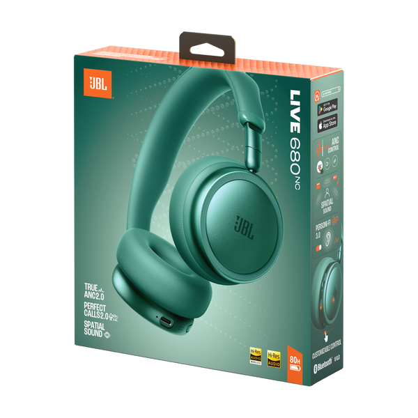 Headphones Bluetooth JBL LIVE680NC, Green 266995 Imagini