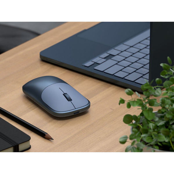 Wireless Mouse Satechi Slim EX, 3 buttons, Ambidextrous, Rechargeable, Bluetooth 5.0, Indigo 268183 фото