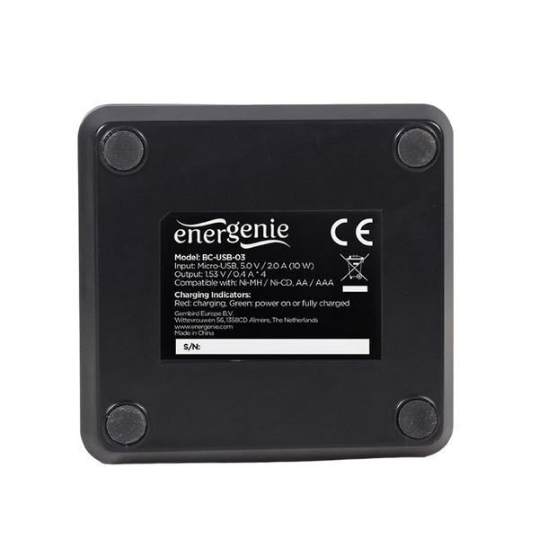 Energenie "BC-USB-03" Charger 4-pos AA/AAA + 4AAA 206063 фото