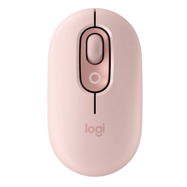 Wireless Mouse Logitech POP, up 4000 dpi, 4 buttons, Ambidextrous, 82g., 1xAA, 2,4Ghz, Rose 244547 фото
