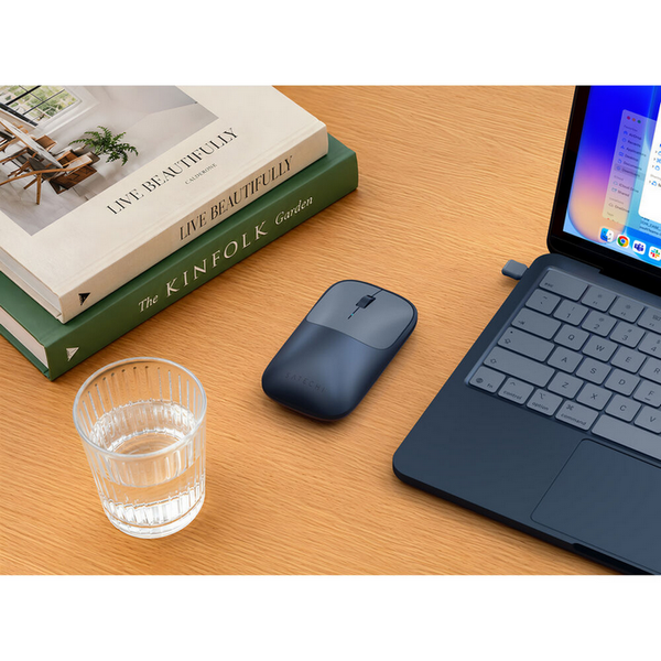 Wireless Mouse Satechi Slim EX, 3 buttons, Ambidextrous, Rechargeable, Bluetooth 5.0, Indigo 268183 фото