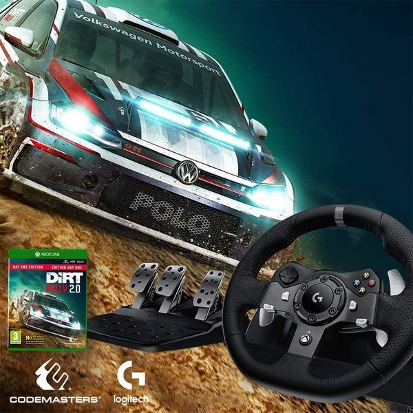 Wheel Logitech Driving Force Racing G920, 11", 900 degree, Pedals, 2-axis, 10 buttons,Dual vibration 85205 фото