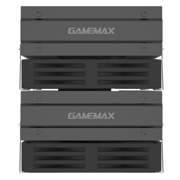 AC Gamemax "TWIN600 BK" (38.6dBA, 800-2500RPM, 88.2CFM, 2x120mm, 6x6mm, 250W, 1120g.) 207484 фото