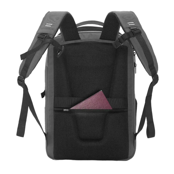 Backpack Bobby Bizz, anti-theft, P705.932 for Laptop 15.6" & City Bags, Gray 206857 фото
