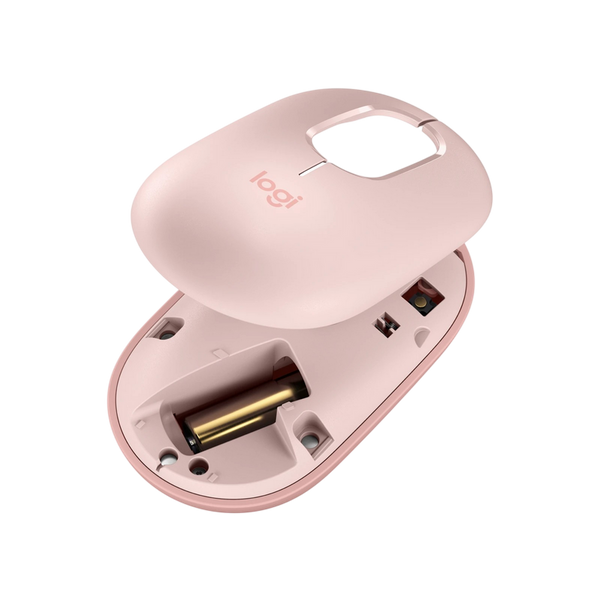 Wireless Mouse Logitech POP, up 4000 dpi, 4 buttons, Ambidextrous, 82g., 1xAA, 2,4Ghz, Rose 244547 фото