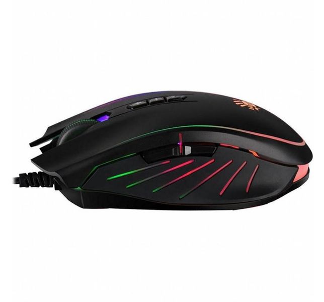 Gaming Mouse Bloody Q81 Curve, Optical, 500-3200 dpi, 8 buttons,Bbacklight, Ergonomic, USB 116117 фото