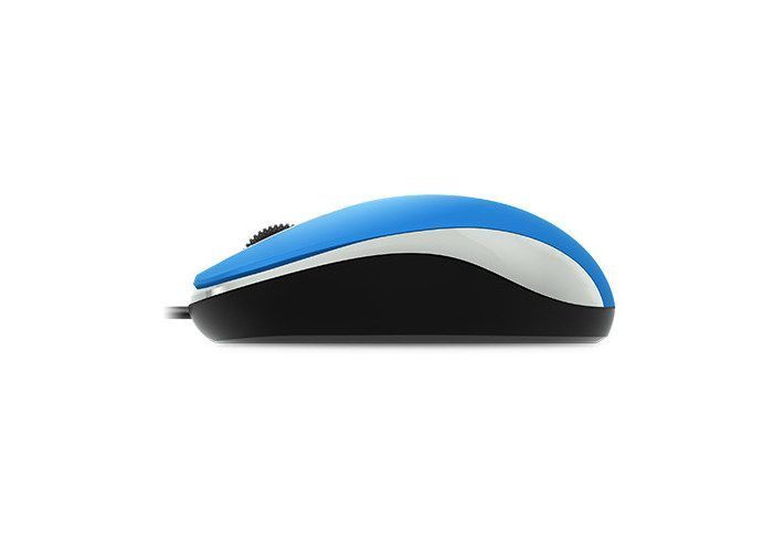 Mouse Genius DX-110, Optical, 1000 dpi, 3 buttons, Ambidextrous, Blue, USB 76203 фото