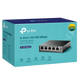 .5-port 10/100M TP-LINK PoE Switch, TL-SF1005LP, with 4 Port PoE, 41W Budget, steel case 129402 Imagini 5