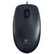 Mouse Logitech M100, 1000 dpi, 3 buttons, Ambidextrous, 90g, 1,8m, USB, Black 149461 фото 2