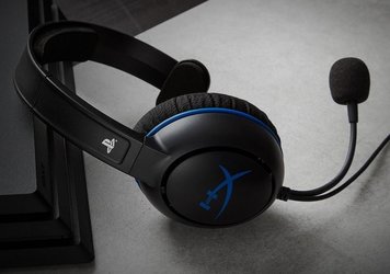 Gaming Headset HyperX Cloud Chat PS4, 40mm driver, 16 Ohm, 50-10kHz, 85 db, 123g, 3.5mm(4pin) 116633 фото