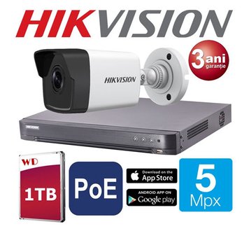 HIKVISION 5 Megapixeli IP POE 1TB 30m ID999MARKET_6595607 фото