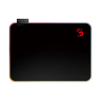 Gaming Mouse Pad Bloody MP-35N, 350 x 250 x 4mm, RGB Fiber-Optic Border, Non-Slip Rubber Base, Detac 213581 фото