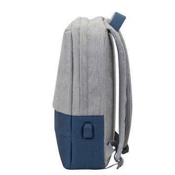 Backpack Rivacase 7562, for Laptop 15,6" & City bags, Gray/Dark Blue 132129 Imagini