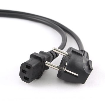 Power Cord PC-220V 10.0m Euro Plug, with VDE approval, Cablexpert, PC-186-VDE-10M 44430 фото