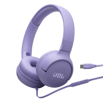 Headphones JBL T520C USB-C, Purple 244032 Imagini