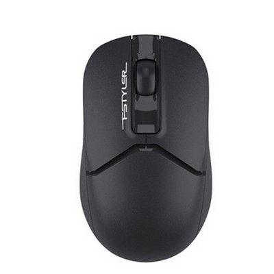 Wireless Mouse A4Tech FG12, Optica, 1200 dpi, 3 buttons, Ambidextrous, 1xAA, Black 203844 фото