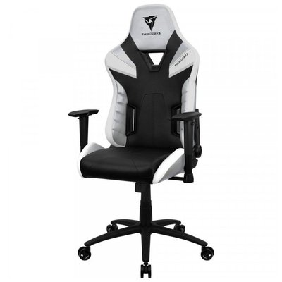 Gaming Chair ThunderX3 TC5 Black/All White, User max load up to 150kg / height 170-190cm 135895 фото