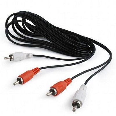 Cable RCA*2 - RCA*2, 7.5m, Cablexpert, CCA-2R2R-7.5M 115649 фото