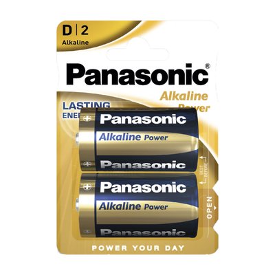 D size Panasonic "ALKALINE Power" 1.5V, Alkaline, Blister*2, LR20REB/2BP 69863 фото
