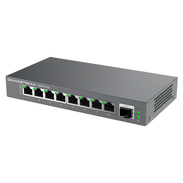 .8-port 10/100/2500Mbps Switch Grandstream "GWN7701M", 1xSFP+ 1/10Gbps, Metal 207386 Imagini