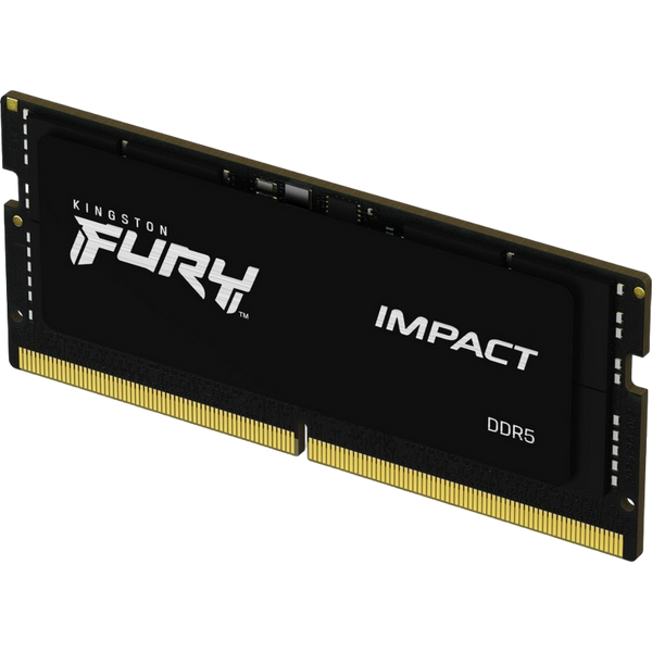 16GB DDR5-6000MHz SODIMM Kingston FURY Impact (KF560S38IB-16), CL38, 1.35V, Intel XMP 3.0, Black 205024 фото