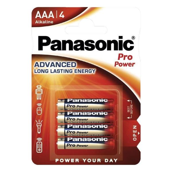 Panasonic "PRO Power" AAA Blister *4, Alkaline, LR03XEG/4BP 69792 фото