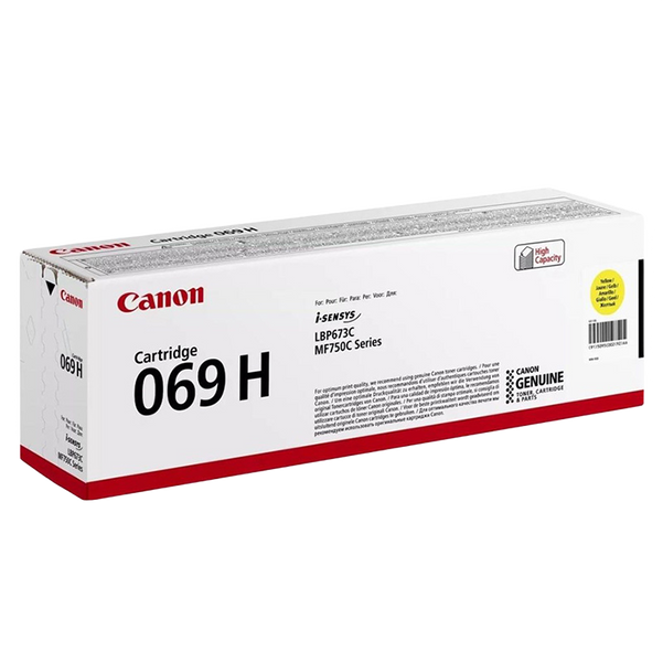 Laser Cartridge Canon CRG-069H, Yellow 204070 фото