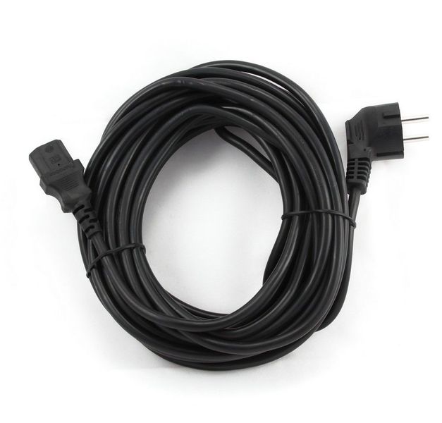 Power Cord PC-220V 10.0m Euro Plug, with VDE approval, Cablexpert, PC-186-VDE-10M 44430 фото