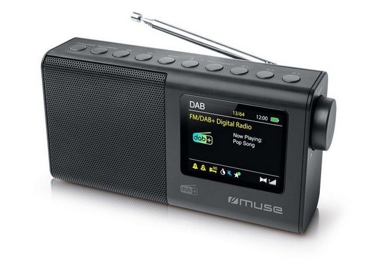 MUSE M-117 DB, Tuner DAB+, FM, LCD, Black 203314 фото