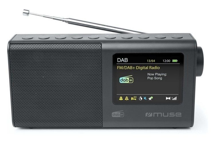 MUSE M-117 DB, Tuner DAB+, FM, LCD, Black 203314 фото