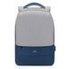 Backpack Rivacase 7562, for Laptop 15,6" & City bags, Gray/Dark Blue 132129 Imagini 18