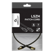 Patch Cord Cat.8 0.5m, Black, PP8-LSZHCU-BK-0.5M, Cablexpert, Low Smoke Zero Halogen (LSZH) 146319 фото 4