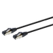Patch Cord Cat.8 0.5m, Black, PP8-LSZHCU-BK-0.5M, Cablexpert, Low Smoke Zero Halogen (LSZH) 146319 фото 2