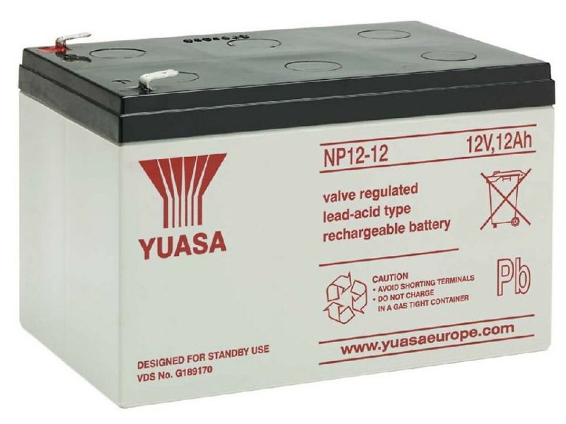 Baterie UPS 12V/ 12AH Yuasa NP12-12-TW, 3-5 years 112825 фото