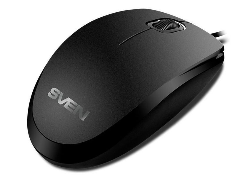 Keyboard & Mouse SVEN KB-S320C, Classic layout, Splash proof, 1000 dpi, 4 buttons, 1.5m, USB, EN/RU, 137728 Imagini