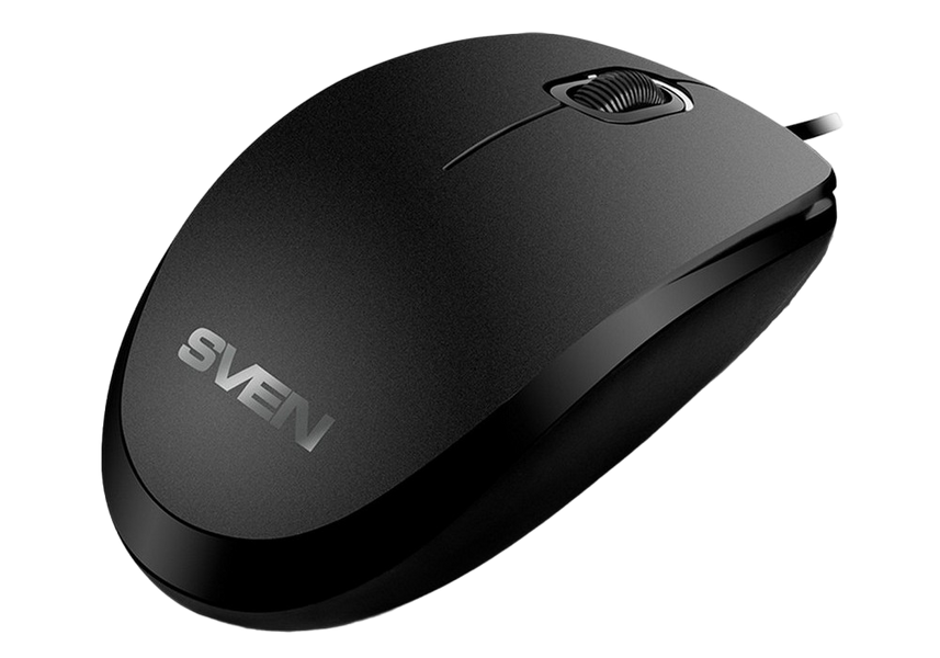 Keyboard & Mouse SVEN KB-S320C, Classic layout, Splash proof, 1000 dpi, 4 buttons, 1.5m, USB, EN/RU, 137728 Imagini
