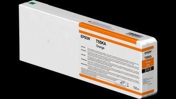 Ink Cartridge Epson T55KA00 UltraChrome HDX/HD 700ml, Orange / C13T804A00 209567 фото