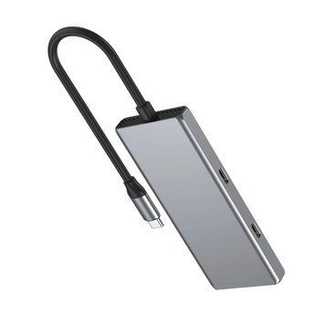 Type-C 3.1 USB Hub, 4-port Output: 2 x USB2.0, 2 x Type-C, Gembird "UHB-CM-U310-A2C2-01" 256541 Imagini
