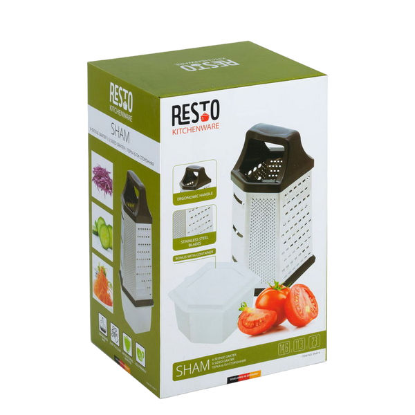 Grater with container, 6 sides RESTO 95413 140502 Imagini
