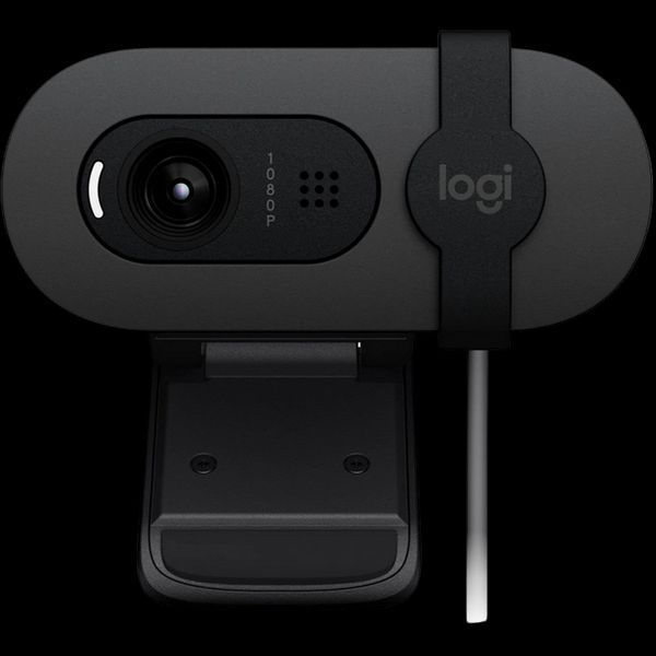 Camera Logitech BRIO 100, 1080p/30fps, FoV 58&deg;, 2MP, Fixed Focus, Shutter, 1.5m, Graphite 209814 фото