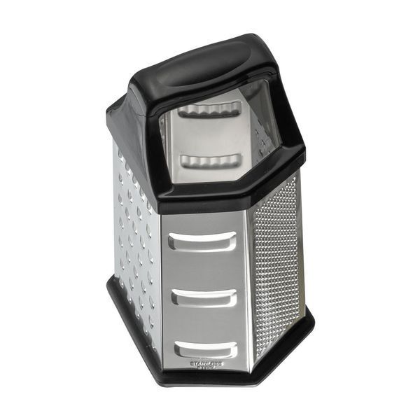 Grater with container, 6 sides RESTO 95413 140502 Imagini