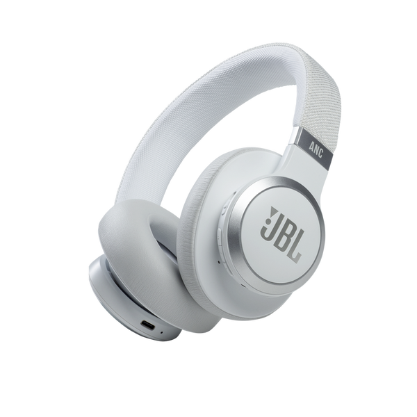 Headphones Bluetooth JBL LIVE660NC White, On-ear, active noise-cancelling 135404 фото